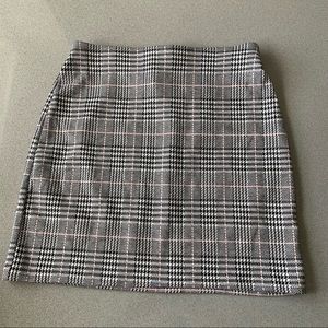 H&M plaid mini skirt